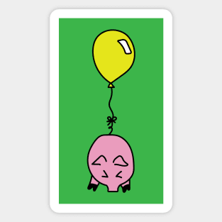 Pig with Balloon Magnet